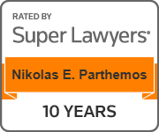 Attorney Nikolas E. Parthemos 10 Year Super Lawyer